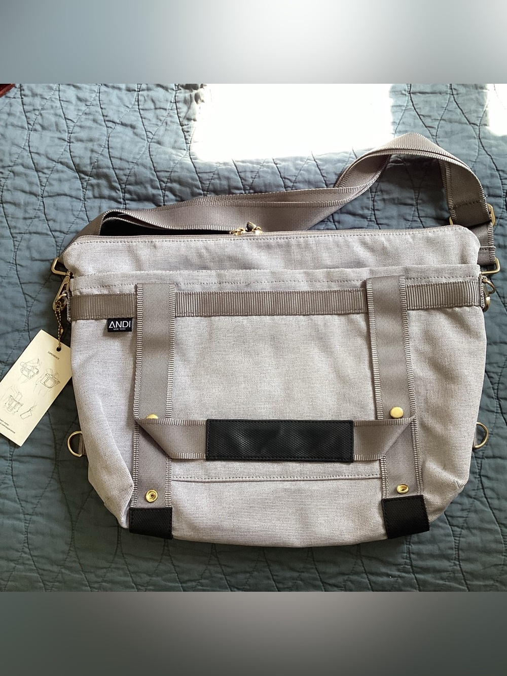 Andi brand convertible tote